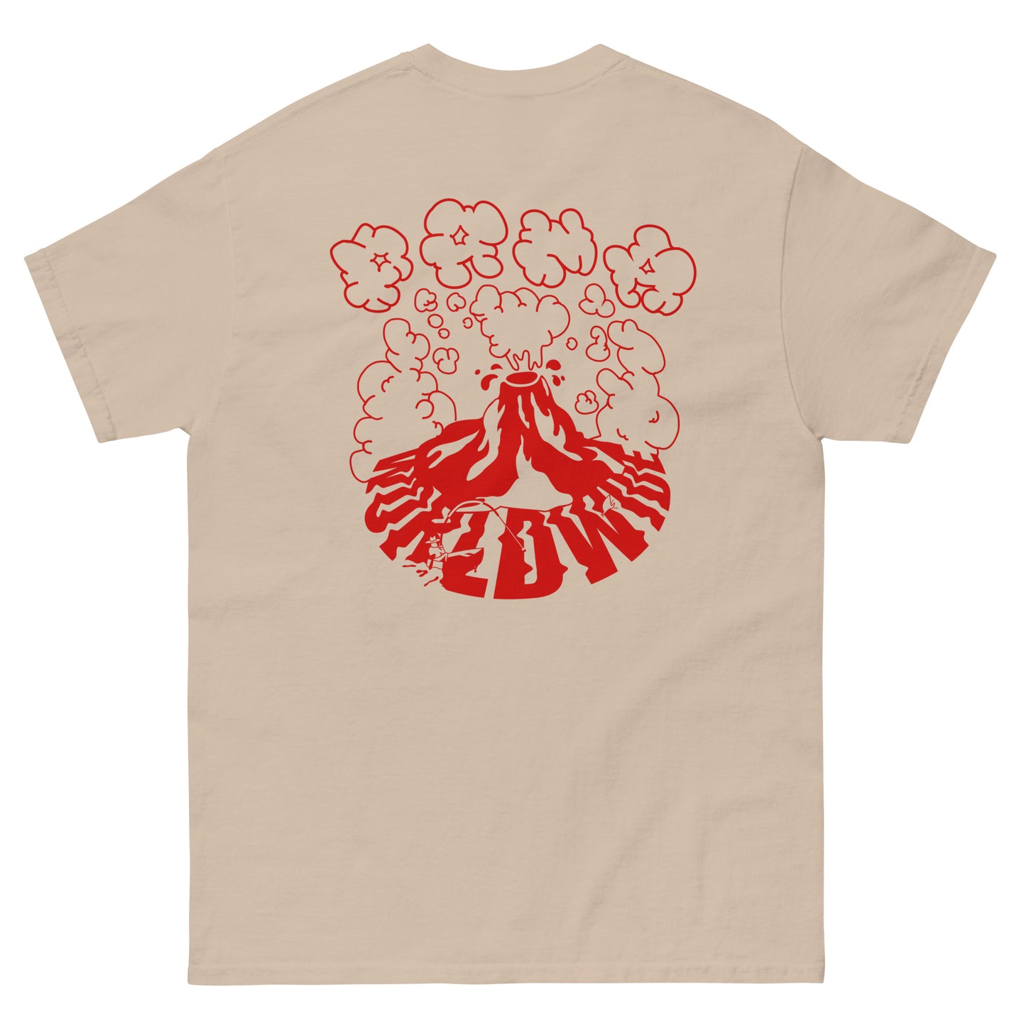 T-shirt 100% coton "volcano"